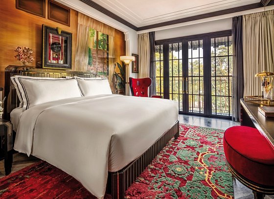 Capella Hanoi - Wohnbeispiel Premier Room (Zimmercodierung UM1)