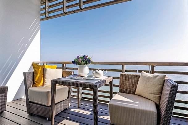 BUDERSAND Hotel - Golf & Spa - Sylt - Doppelzimmer Meerblick (Zimmercodierung DBM)