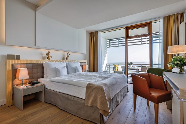 BUDERSAND Hotel - Golf & Spa - Sylt - Doppelzimmer Meerblick (Zimmercodierung DBM)