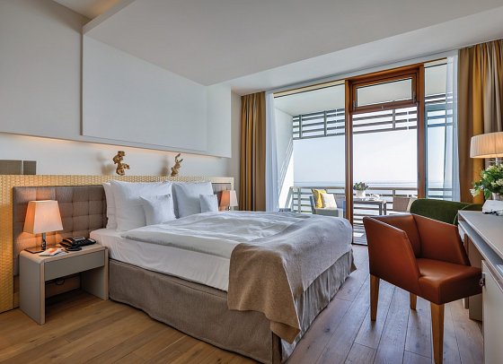 BUDERSAND Hotel - Golf & Spa - Sylt - Doppelzimmer Meerblick (Zimmercodierung DBM)