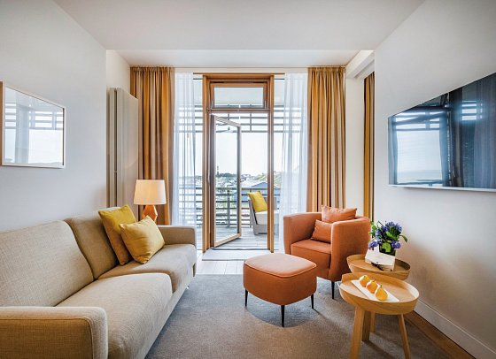 BUDERSAND Hotel - Golf & Spa - Sylt - Junior Suite 46 qm (Zimmercodierung JB2)