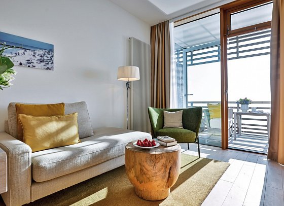 BUDERSAND Hotel - Golf & Spa - Sylt - Doppelzimmer Deluxe Meerblick