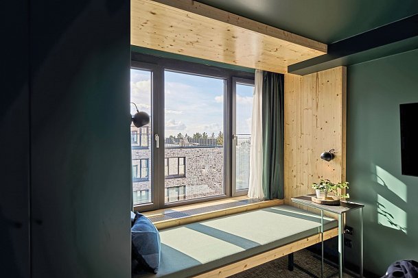 Urban Nature - Wohnbeispiel Doppelzimmer Into the Hood (Zimmercodierung DB1)