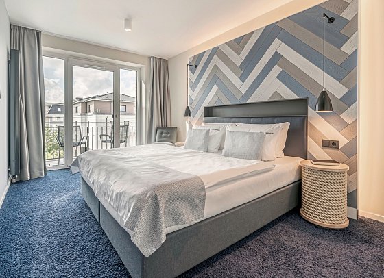 Küstenperle Strandhotel & Spa - Wohnbeispiel Perle Suite (Zimmercodierung WI1)