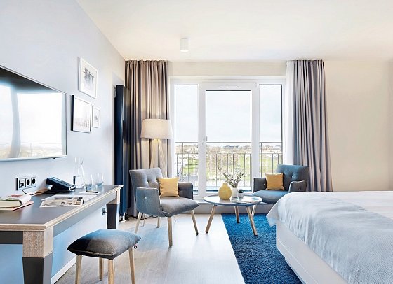 Küstenperle Strandhotel & Spa - Wohnbeispiel Perle Komfortzimmer (Zimmercodierung DF1)