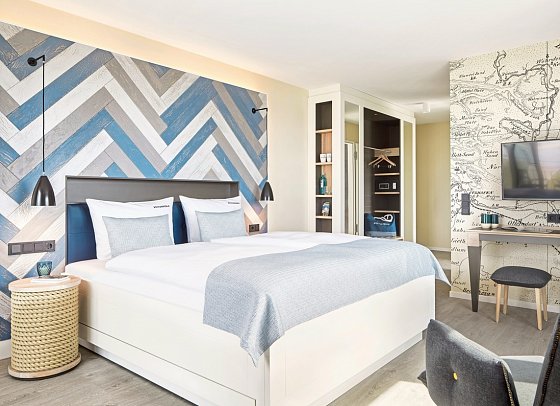 Küstenperle Strandhotel & Spa - Wohnbeispiel Perle Komfortzimmer (Zimmercodierung DF1)