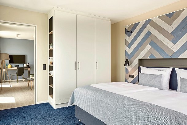 Küstenperle Strandhotel & Spa - Wohnbeispiel Perle Suite (Zimmercodierung WI1)