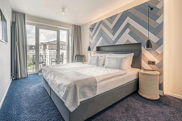 Küstenperle Strandhotel & Spa - Wohnbeispiel Perle Suite (Zimmercodierung WI1)