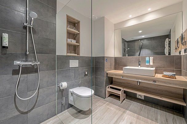 Küstenperle Strandhotel & Spa - Beispiel Bad Perle Suite (Zimmercodierung WI1)