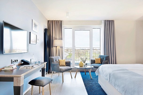 Küstenperle Strandhotel & Spa - Wohnbeispiel Perle Komfortzimmer (Zimmercodierung DF1)