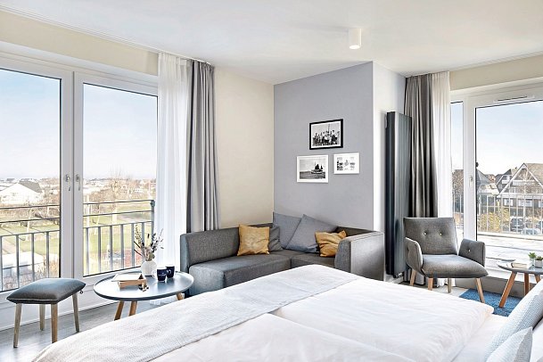 Küstenperle Strandhotel & Spa - Wohnbeispiel Familienzimmer (Zimmercodierung FB1)