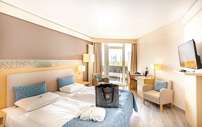 ambassador hotel & spa - Wohnbeispiel Doppelzimmer Strandblick (Zimmercodierung DGN)
