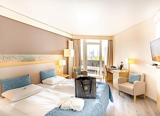 ambassador hotel & spa - Wohnbeispiel Doppelzimmer Strandblick (Zimmercodierung DGN)