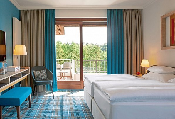 AALERNHÜS hotel & spa - Wohnbeispiel Doppelzimmer Gartenblick (Zimmercodierung DB2)