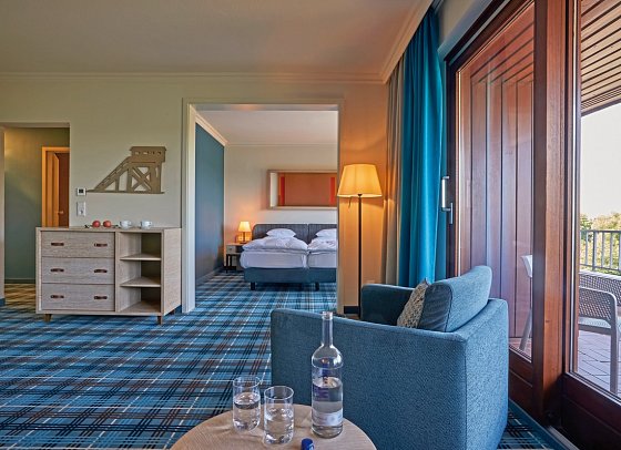 AALERNHÜS hotel & spa - Wohnbeispiel Juniorsuite (Zimmercodierung JB1)