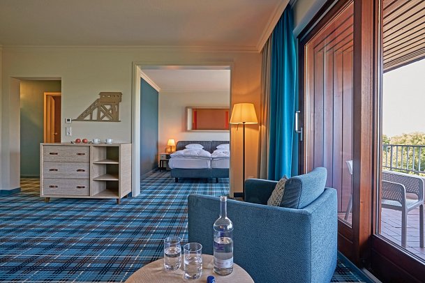 AALERNHÜS hotel & spa - Wohnbeispiel Juniorsuite (Zimmercodierung JB1)