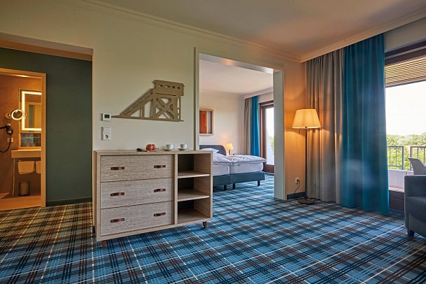 AALERNHÜS hotel & spa - Wohnbeispiel Juniorsuite (Zimmercodierung JB1)