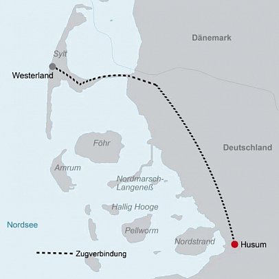 Husum mit Sylt-Ausflug