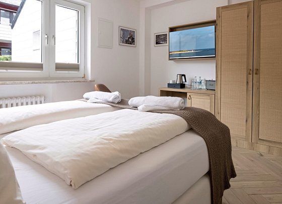 Hotel Klippenklang - Wohnbeispiel Doppelzimmer Landblick (Zimmercodierungen DBL & D1L)