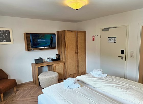 Hotel Klippenklang - Wohnbeispiel Doppelzimmer Landblick (Zimmercodierungen DBL & D1L)