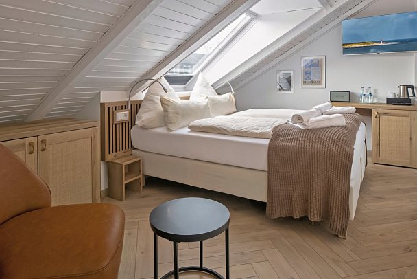 Hotel Klippenklang - Wohnbeispiel Doppelzimmer Landblick (Zimmercodierungen DBL & D1L)