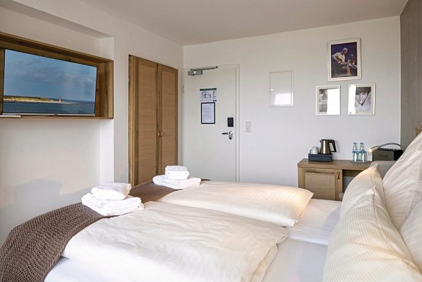 Hotel Klippenklang - Wohnbeispiel Doppelzimmer Meerseite (Zimmercodierungen DBC & D1C)