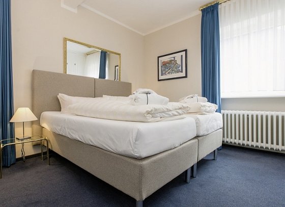 Hotel Sylter Blaumuschel - Wohnbeispiel Doppelzimmer (Zimmercodierung DB1)