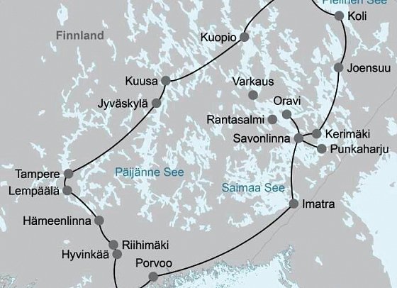 Entspannt durch Südfinnland