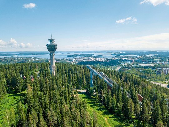 Entspannt durch Südfinnland - Kuopio, Puijo Hill
