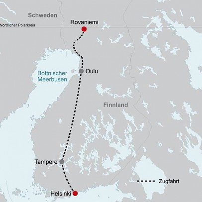 Von der Hauptstadt zum Polarlicht