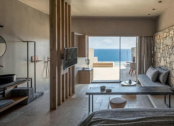 Acro Suites - A Wellbeing Resort - Wohnbeispiel Suite Meerblick Privat Infinitypool (Zimmercodierung W2M)