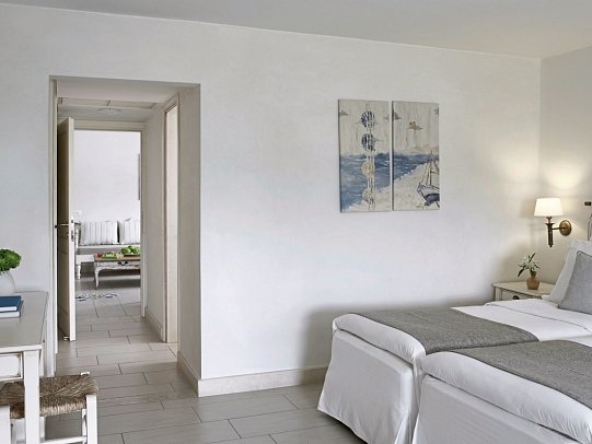 Creta Maris Resort - Wohnbeispiel Familienzimmer Bergblick (Zimmercodierung FBB)