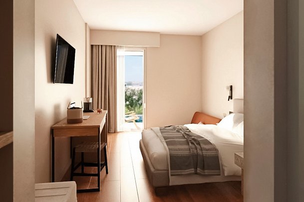 Zeus Hotels Ydoria Resort - Wohnbeispiel Doppelzimmer Superior Privatpool (Zimmercodierung DSR)