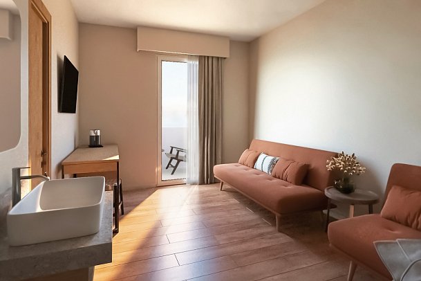 Zeus Hotels Ydoria Resort - Wohnbeispiel Familienzimmer (Zimmercodierung FB1)