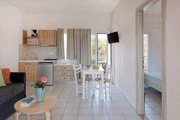 Ormos Atalia Village - Wohnbeispiel Appartement 1 Schlafz. Gartenblick (Zimmercodierung ABG)