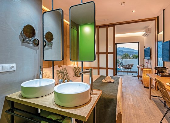Georgioupolis Suites - Wohnbeispiel Juniorsuite (Zimmercodierung JB1)