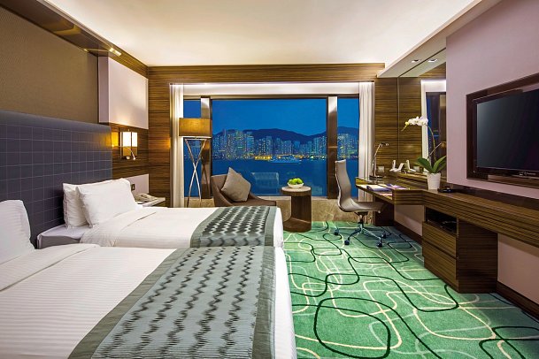 New World Millennium Hong Kong Hotel - Wohnbeispiel Residence Club Harbour View Room