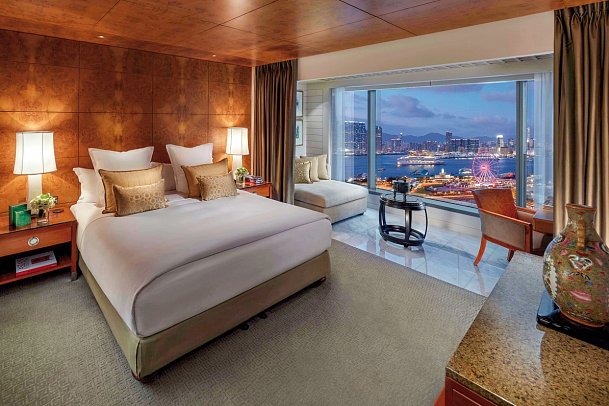 Mandarin Oriental, Hong Kong - Wohnbeispiel Harbour View Zimmer