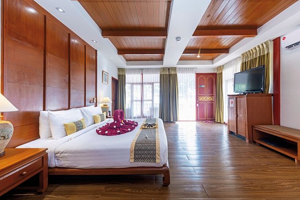 P.P. Erawan Palms Resort - Wohnbeispiel Deluxe Bungalow (Zimmercodierung BD1)