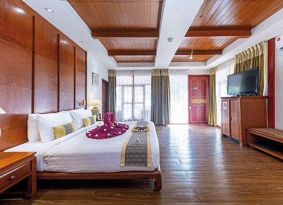 P.P. Erawan Palms Resort - Wohnbeispiel Deluxe Bungalow (Zimmercodierung BD1)