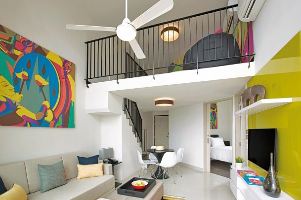 Cassia Phuket - Wohnbeispiel 2 Bedroom Loft (Zimmercodierung WD2)