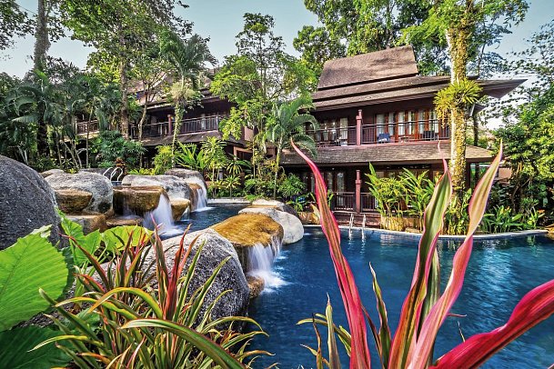 Khaolak Merlin Resort - Wohnbeispiel Deluxe Pool Access (Hauptpool) (Zimmercodierung UDQ)