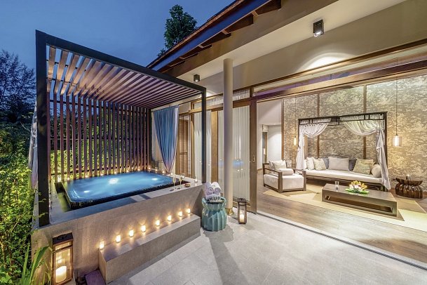 The Sarojin - Wohnbeispiel Jacuzzi Pool Suite (Zimmercodierung WB4)