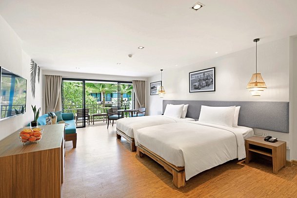 Outrigger Khao Lak Beach Resort - Wohnbeispiel Deluxe Garden Terrace (Zimmercodierung UD2)