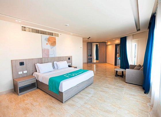Flow Spectrum Resort Sahl Hasheesh - Wohnbeispiel Suite Familie Poolblick (Zimmercodierung WIP)