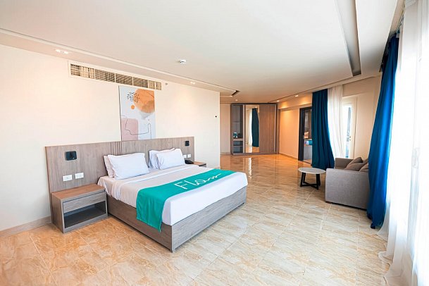 Flow Spectrum Resort Sahl Hasheesh - Wohnbeispiel Suite Familie Poolblick (Zimmercodierung WIP)