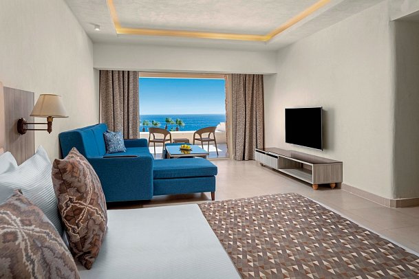Pickalbatros Citadel Resort - Wohnbeispiel Doppelzimmer Deluxe Meerblick (Zimmercodierungen DDM & DC1)
