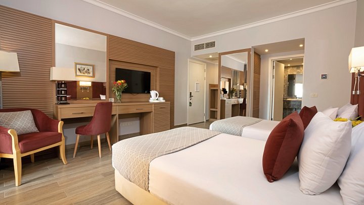 Stella Beach Resort & Spa - Wohnbeispiel Doppelzimmer Premium (Zimmercodierungen D6G, DCG, D3P, DCP, D7M & DCM)