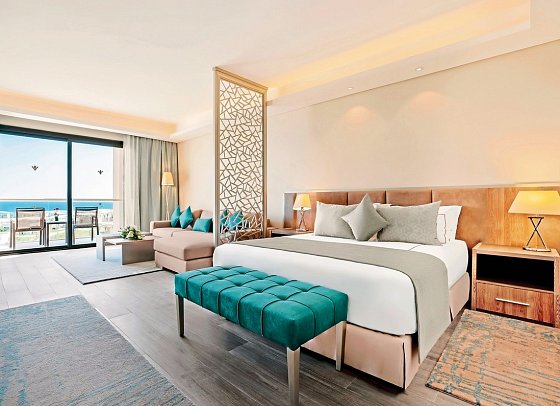Rixos Premium Magawish Suites & Villas - Wohnbeispiel Doppelzimmer Deluxe Meerblick (Zimmercodierungen DDM, WBM, W5M, WCM & JCM)
