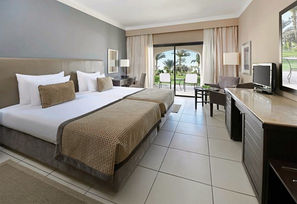 JAZ Aquamarine - Wohnbeispiel Doppelzimmer Superior Gartenblick (Zimmercodierungen DSG & DCG)